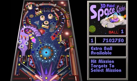 Photo of Microsoft's 3D Pinball Space Cadet